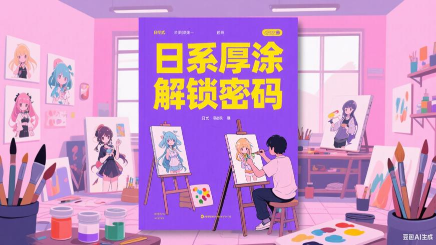 2022日系厚涂基础课：解锁二次元绘画密码