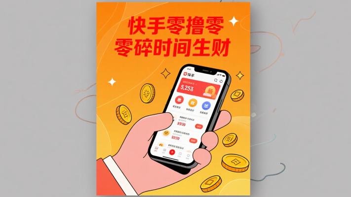 快手零撸项目：手机轻松赚，零碎时间变财富