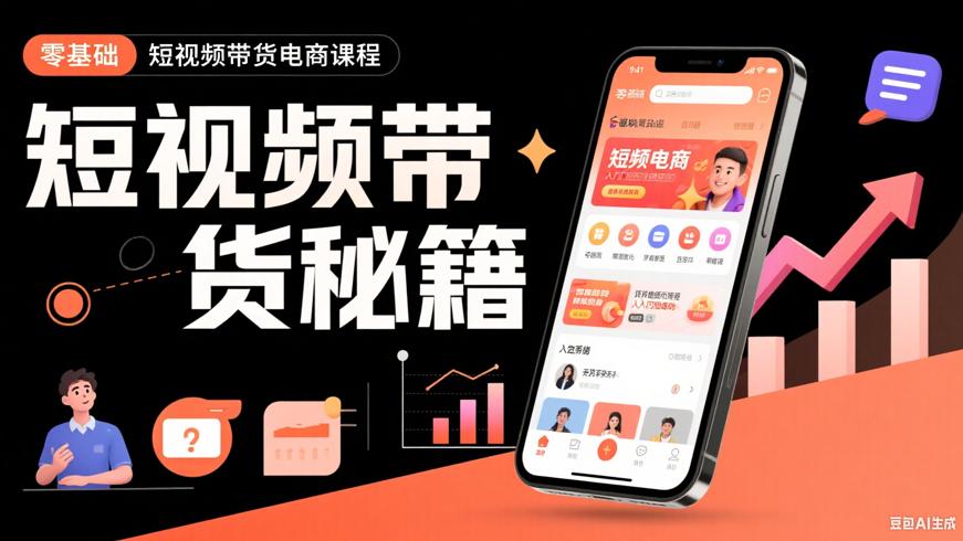 零基础短视频带货电商课从入门到精通指南