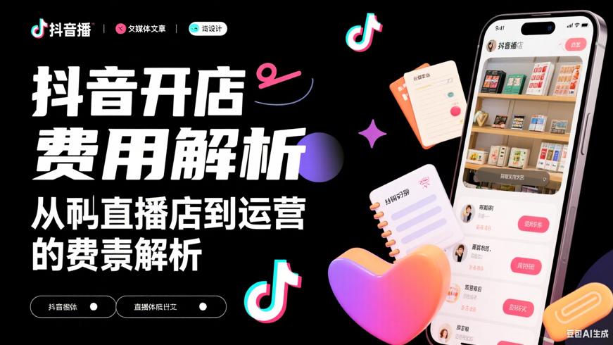 抖音直播开店：从筹备到运营的费用全解析