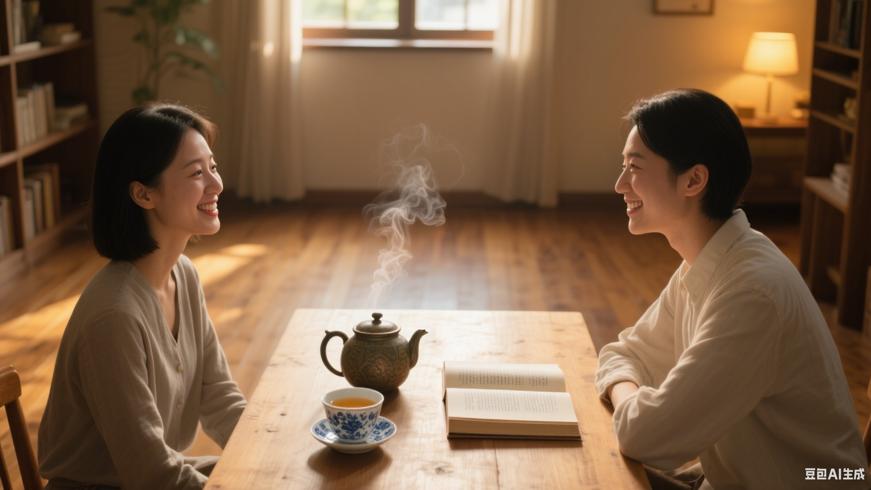 人生如茶韵味悠长书与知己共谱华章