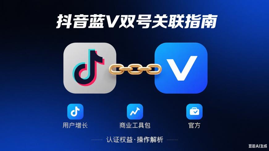 抖音蓝V关联两账号及认证好处详解