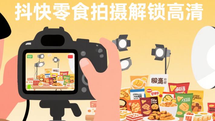 抖快零食素材拍摄教程：解锁高清实拍密码
