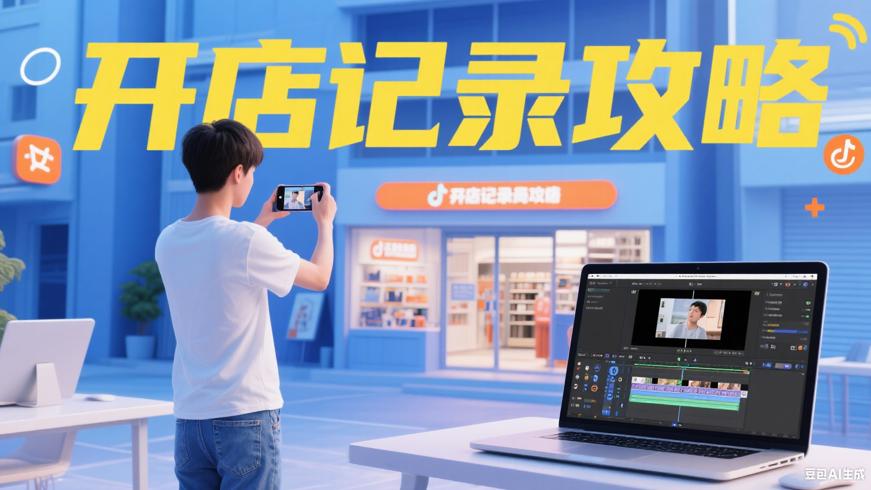 抖音开店记录拍摄与分段保存全攻略