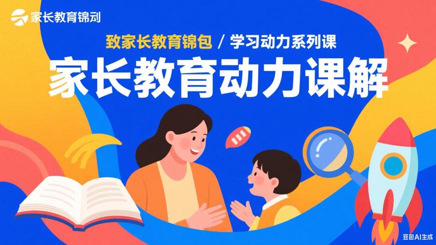 致家长教育锦囊学习动力系列课全面解析
