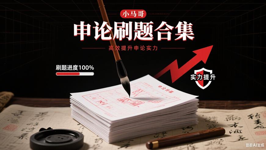 小马哥申论刷题合集：高效提升申论实力