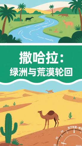 《撒哈拉沙漠》百万年间的绿洲与荒漠轮回