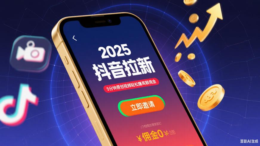 2025抖音拉新：5分钟原创视频轻松赚高额佣金