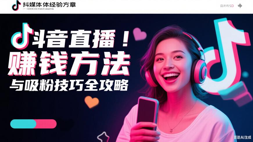 抖音直播赚钱方法与吸粉技巧全攻略