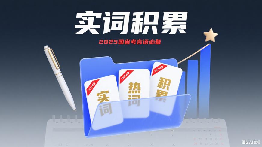 《实词》：2025国省考言语热词必备积累