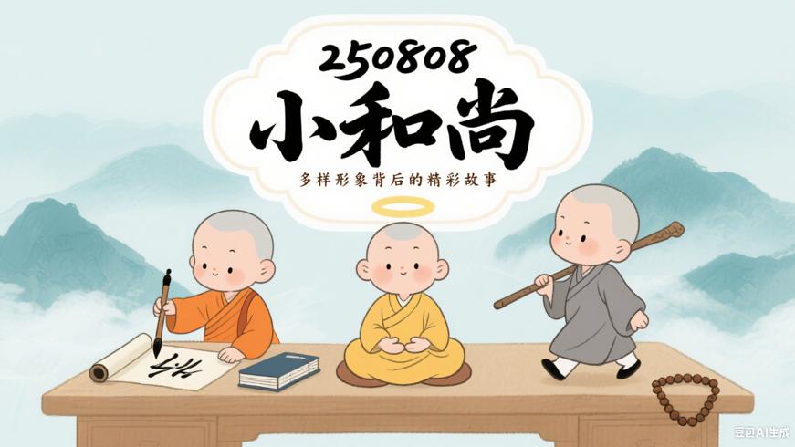 250808小和尚：多样形象背后的精彩故事