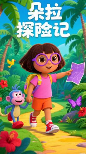 《爱探险的朵拉中文版》：寓教于乐的儿童成长指南