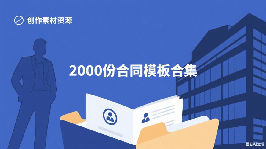 2000份全领域合同模板合集：个人企业通用