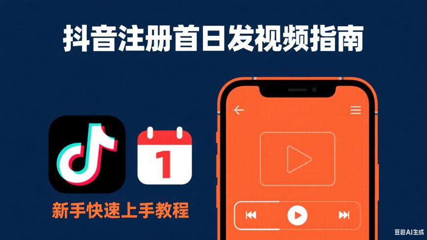 抖音注册首日发视频指南新手快速上手教程