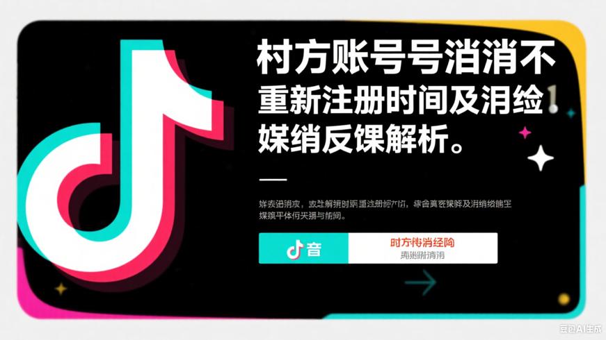 抖音账号注销后重新注册时间及注销后果解析