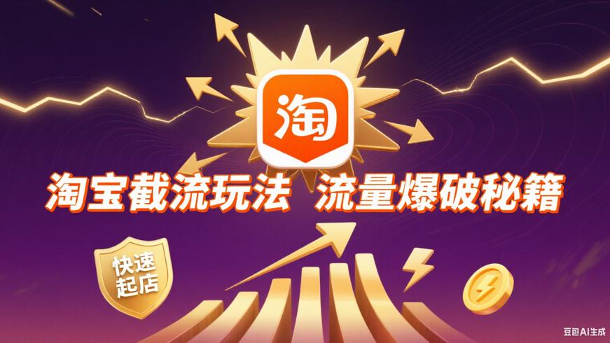淘宝截流玩法：快速起店的流量爆破秘籍