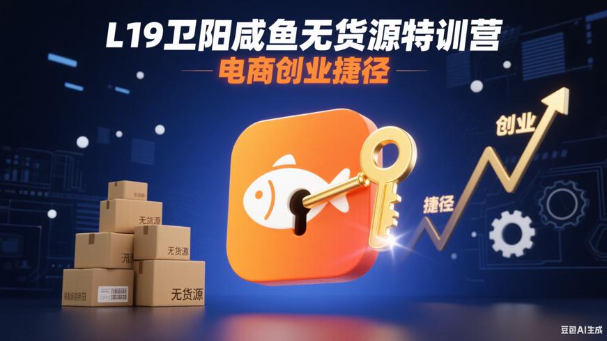 L19卫阳咸鱼无货源特训营：电商创业捷径