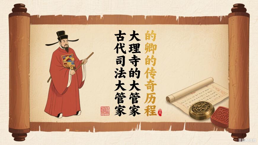 古代司法大管家大理寺卿的传奇历程