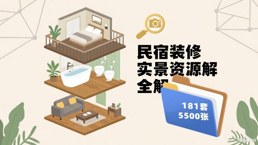 民宿装修实景图181套5500张资源详解