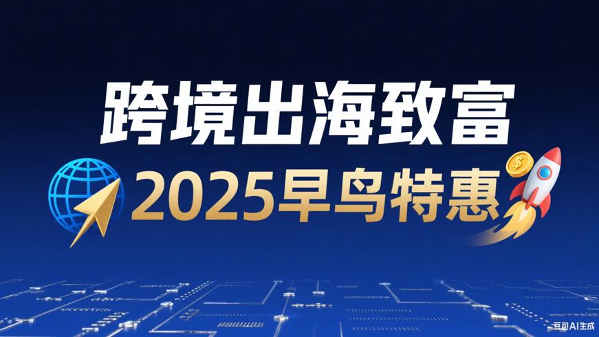 2025跨境出海致富系统课程：早鸟特惠助力个人与企业全球掘金