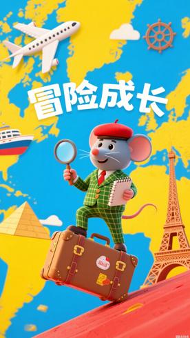 《老鼠记者》动画：冒险旅程中的趣味与成长