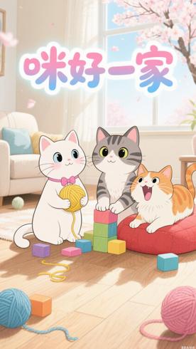 《咪好一家》1-3季：萌猫姐弟的成长启蒙动画
