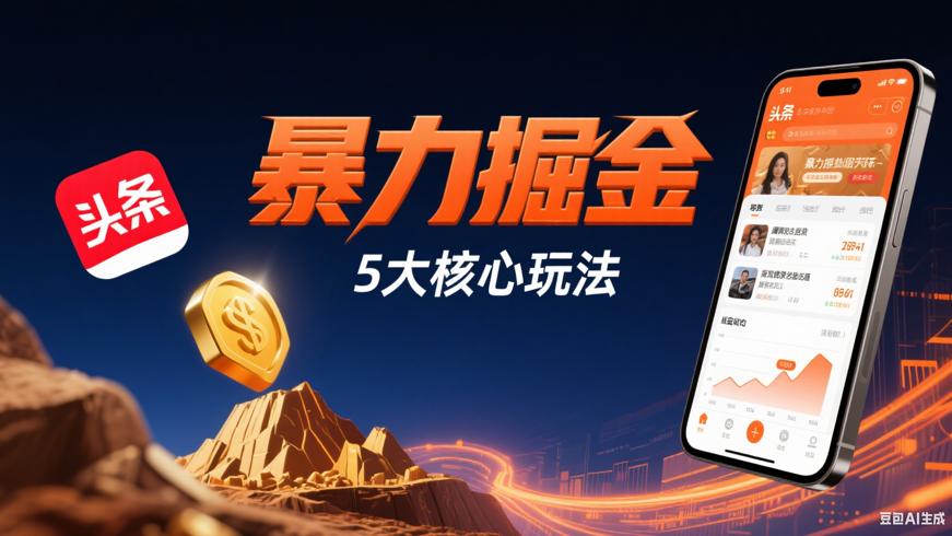 2025今日头条暴力掘金：5大核心玩法解析