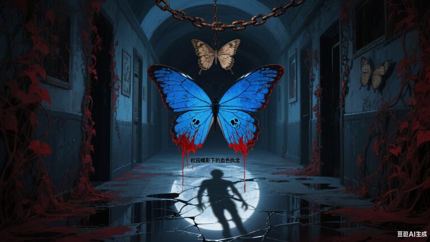 《噬血蓝翼》：校园蝶影下的血色执念与千年诅咒