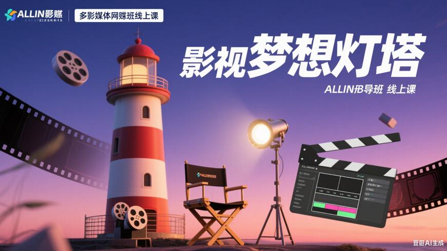 ALLIN编导班线上课：影视梦想的起航灯塔