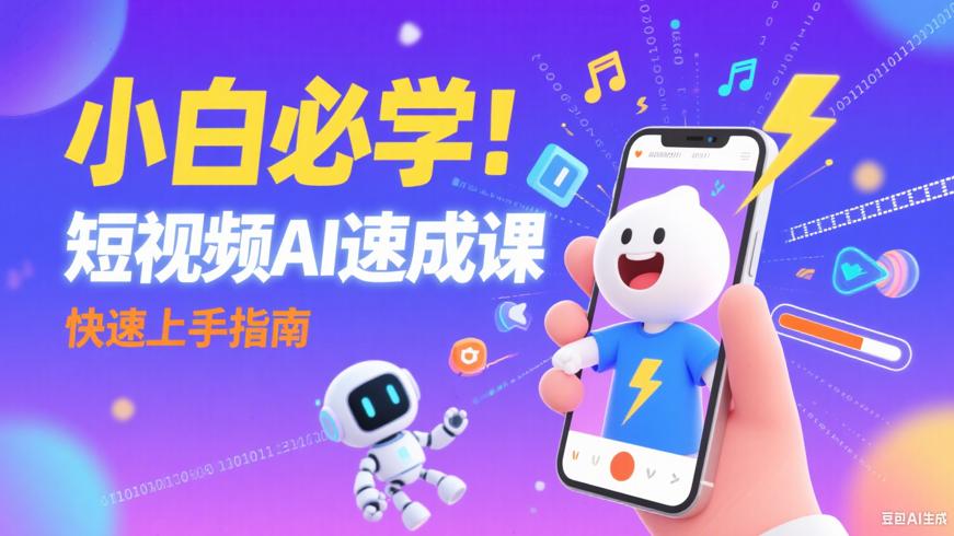 小白必学！短视频AI速成课快速上手指南