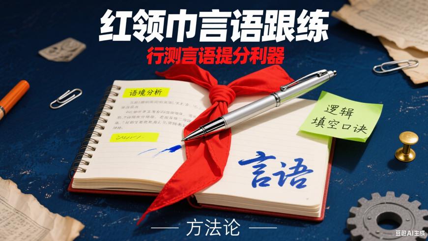 红领巾言语跟练：行测言语提分利器