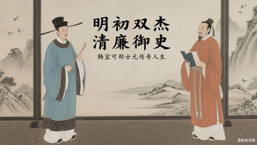 明初双杰韩宜可郑士元：清廉御史的传奇人生