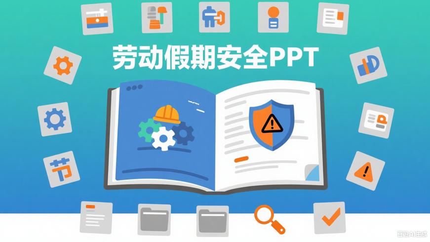 48套劳动节与假期安全PPT：内容丰富实用