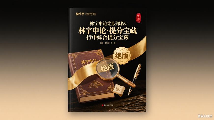 林宇申论绝版课程：行申综合提分宝藏