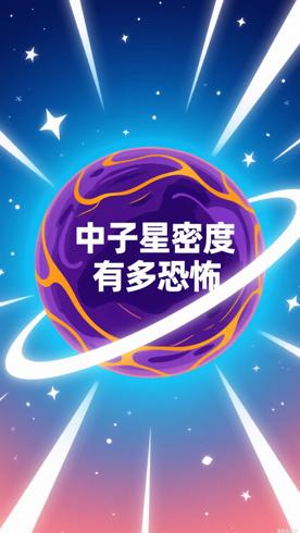 中子星的密度究竟有多恐怖你知道吗