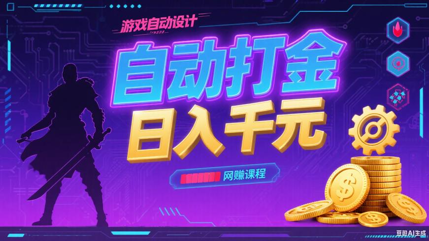 游戏自动打金项目：日入千元轻松赚的秘诀