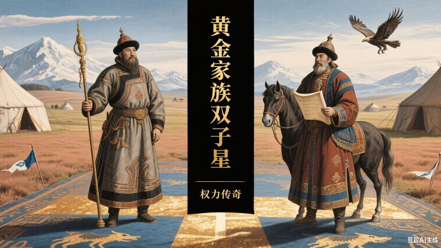 黄金家族双子星：阔端与忽必烈的权力传奇