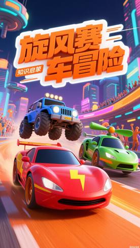 《旋风战车队》1-5季：少儿赛车冒险与知识启蒙佳作