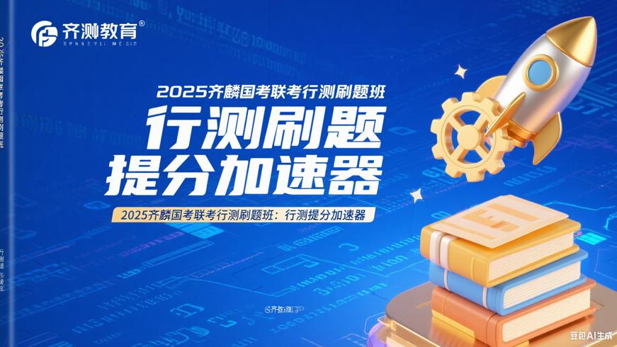 2025齐麟国考联考行测刷题班：行测提分加速器