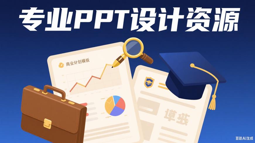 商业计划&名校毕业答辩PPT：专业设计资源