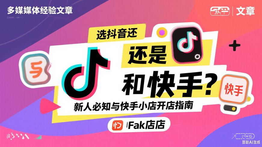 选抖音还是快手？新人必知与快手小店开店指南