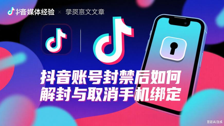 抖音账号封禁后如何解封与取消手机绑定