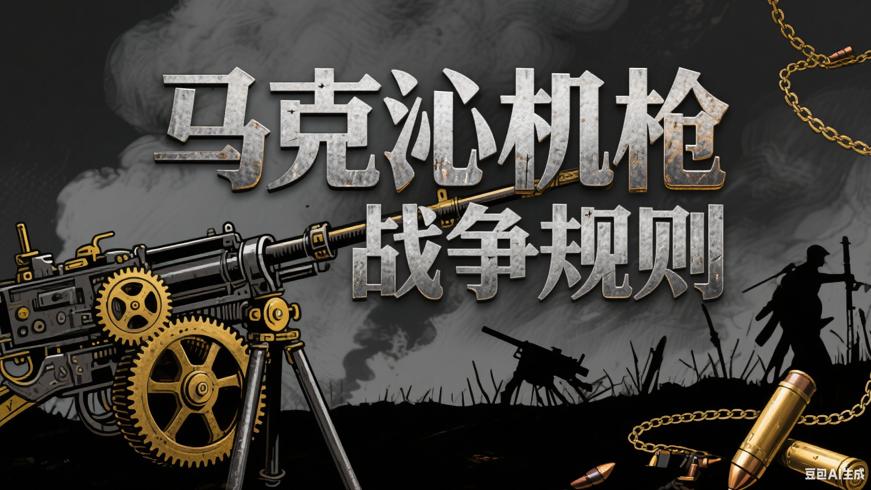 马克沁机枪：改写战争规则的恐怖“绞肉机”