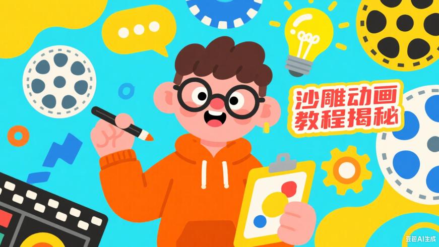 最新自媒体沙雕动画教程：创作资源大揭秘