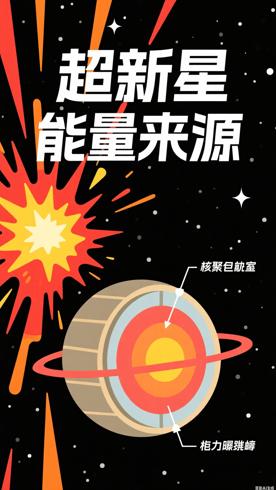 超新星爆发的能量来源于哪里呢