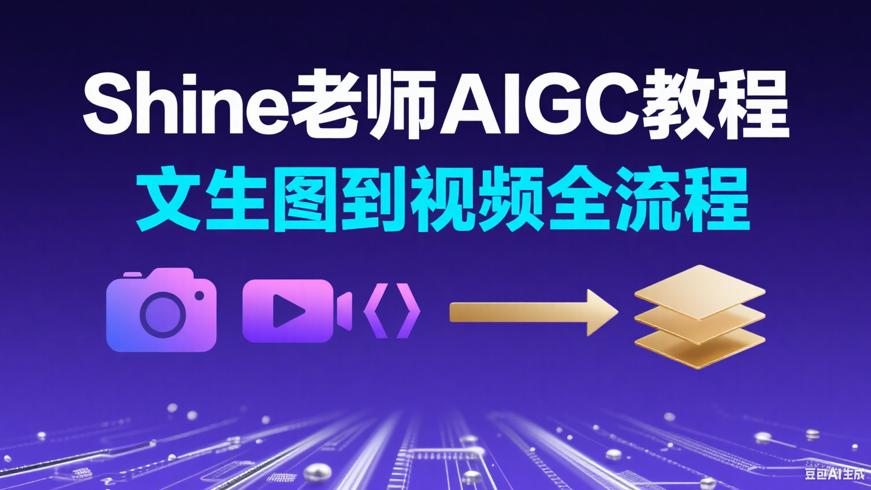 Shine老师AIGC教程从文生图到视频全流程解析