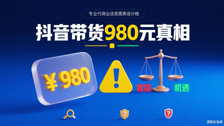 揭秘抖音带货交980元背后是套路还是机遇