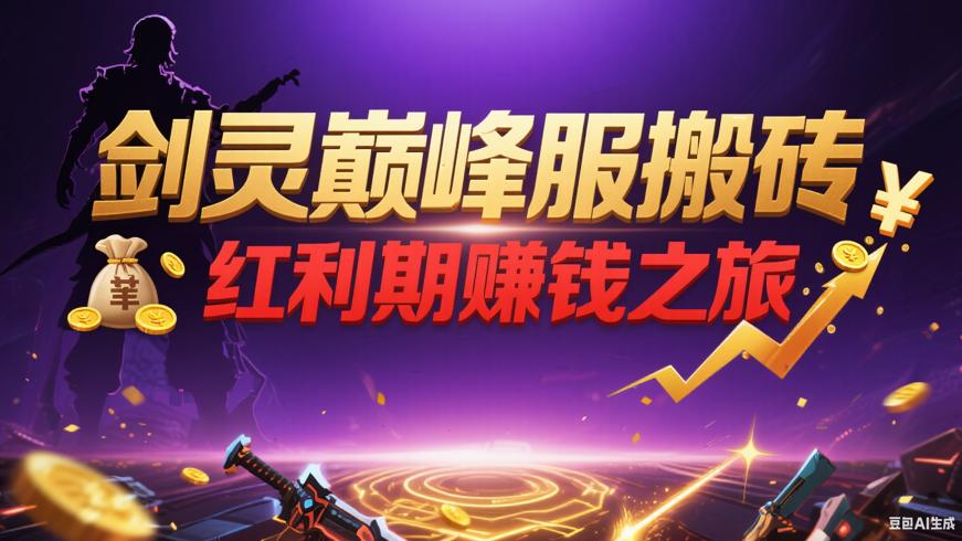 剑灵巅峰服搬砖：红利期轻松开启赚钱之旅