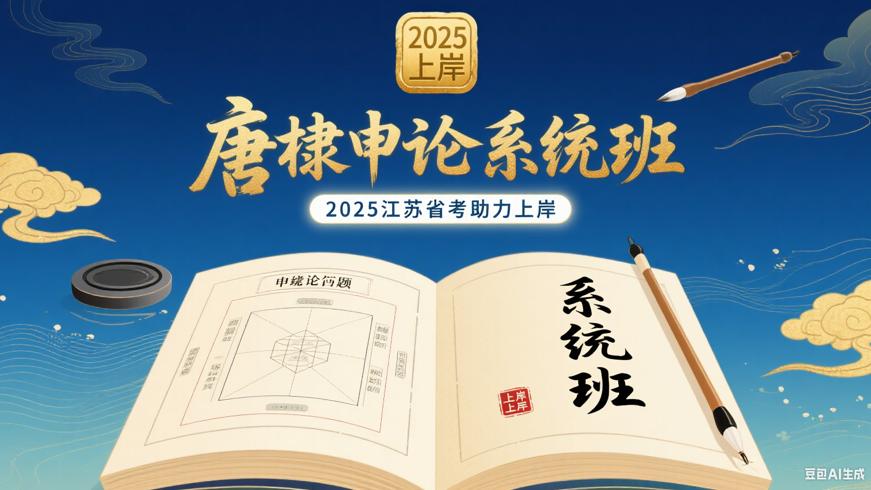 2025唐棣江苏省考申论系统班：助力上岸