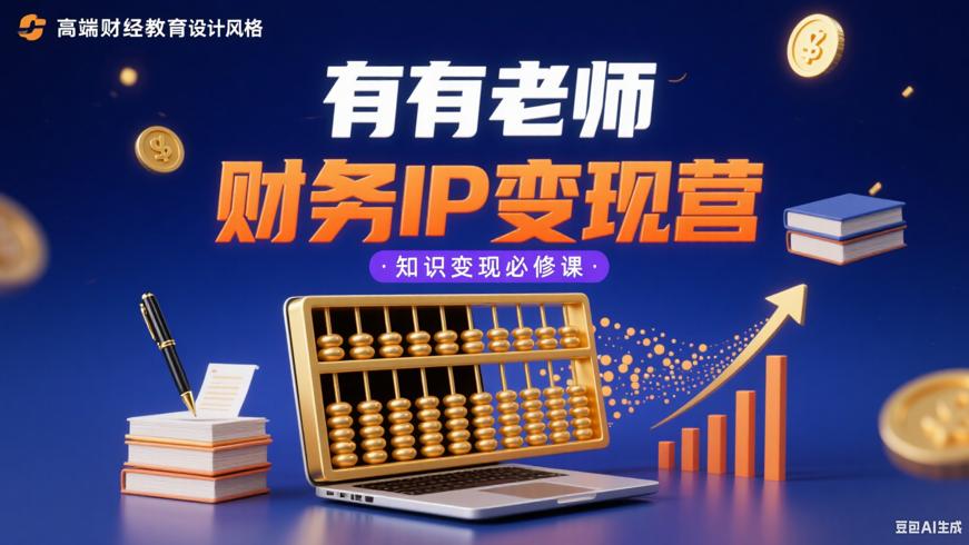 有有老师财务IP变现营：知识变现必修课